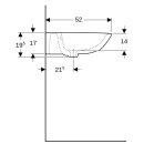 Geberit 500667011 Renova Waschtisch, 70x52cm