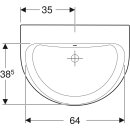 Geberit 500667018 Renova Waschtisch, 70x52cm