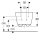 Geberit 500690011 ONE Wandbidet, geschlossene Form