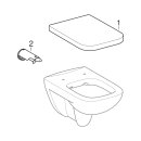 Geberit 500817001 Renova Plan Set Wand-WC mit WC-Sitz