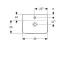 Geberit 501625008 Renova Plan Handwaschbecken, 45x34cm