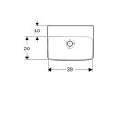 Geberit 501627008 Renova Plan Handwaschbecken, 45x34cm