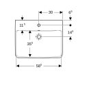 Geberit 501636008 Renova Plan Waschtisch, 60x48cm