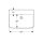 Geberit 501642008 Renova Plan Waschtisch, 65x48cm
