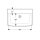Geberit 501647001 Lavabo Renova Plan, 70x48 cm