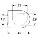 Geberit 501660011 iCon WC-Sitz mit Abs-Auto.
