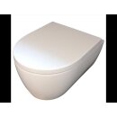 Geberit 501664008 iCon Set Wand-WC mit WC-Sitz, Rimfree