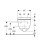 Geberit 501664008 iCon Set Wand-WC mit WC-Sitz, Rimfree