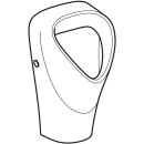 Geberit 501665001 Renova Urinal Trigonal
