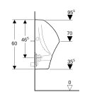 Geberit 501665001 Renova Urinal Trigonal