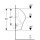 Geberit 501665001 Renova Urinal Trigonal