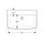 Geberit 501693008 Renova Plan Waschtisch, 75x48cm