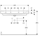 Geberit 501707001 Renova Plan Waschtisch, 100x48cm
