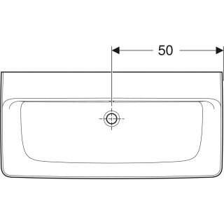 Geberit 501708001 Renova Plan Waschtisch, 100x48cm