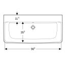 Geberit 501708001 Renova Plan Waschtisch, 100x48cm