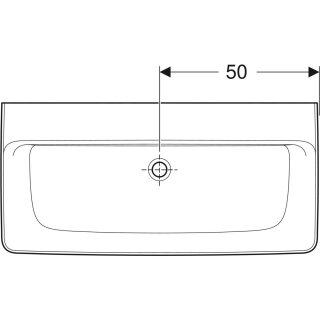 Geberit 501709008 Renova Plan Waschtisch, 100x48cm