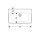 Geberit 501716001 Renova Compact Waschtisch, 65x40cm