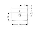 Geberit 501718008 Renova Plan Aufsatz-HWB 45x34cm