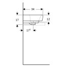 Geberit 501718008 Renova Plan Aufsatz-HWB 45x34cm