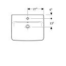 Geberit 501720001 Renova Plan Aufsatzwaschtisch 55x44cm
