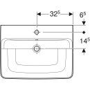 Geberit 501723008 Renova Plan Aufsatzwaschtisch 65x48cm