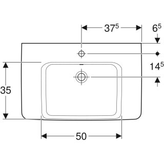 Geberit 501726001 Renova Plan Aufsatz-WT mit Ablagefl.