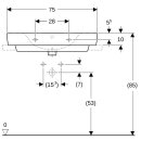 Geberit 501726008 Renova Plan Aufsatz-WT mit Ablagefl.