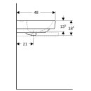 Geberit 501728008 Renova Plan Aufsatz-WT mit Ablagefl.