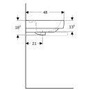 Geberit 501729001 Renova Plan Aufsatz-WT 100x48cm