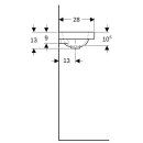 Geberit 501831004 iCon Light Handwaschbecken 38x28cm