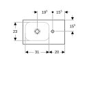 Geberit 501832002 iCon Light Handwaschbecken 53x31cm