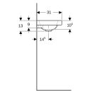 Geberit 501833004 iCon Light Handwaschbecken 53x31cm