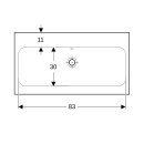 Geberit 501836003 iCon Light Waschtisch 90x48cm