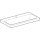 Geberit 501836006 iCon Light Waschtisch 90x48cm