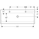 Geberit 501837005 iCon Light Waschtisch 120x48cm