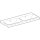 Geberit 501838004 iCon Light Doppelwaschtisch 120x48cm