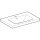 Geberit 501839002 iCon Light Waschtisch 75x48cm