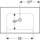 Geberit 501839003 iCon Light Waschtisch 75x48cm