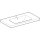 Geberit 501840001 iCon Light Waschtisch 90x48cm