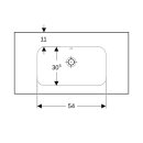 Geberit 501840003 iCon Light Waschtisch 90x48cm