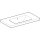 Geberit 501840004 iCon Light Waschtisch 90x48cm