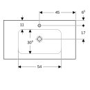 Geberit 501840005 iCon Light Waschtisch 90x48cm