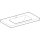 Geberit 501840005 iCon Light Waschtisch 90x48cm