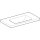 Geberit 501840008 iCon Light Waschtisch 90x48cm
