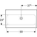 Geberit 501842003 iCon Light WT 75x42cm, verk. Ausld.