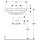Geberit 501847004 iCon Light Aufsatzwaschtisch 60x48cm