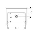 Geberit 501847008 iCon Light lavabo &agrave; poser 60x48cm