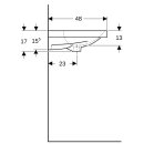 Geberit 501880003 Acanto Waschtisch 120x48cm