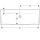 Geberit 501880004 Acanto Waschtisch 120x48cm