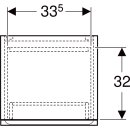 Geberit 501923JR1 Renova Plan Hochschrank m. 2 T&uuml;ren